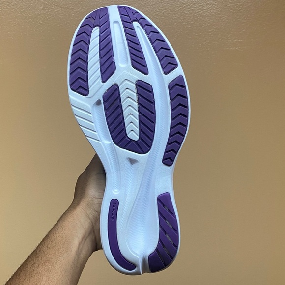 Saucony Ride 15 “Cool Mint Purple Volt Black White” Size 10.5 - Picture 5 of 17